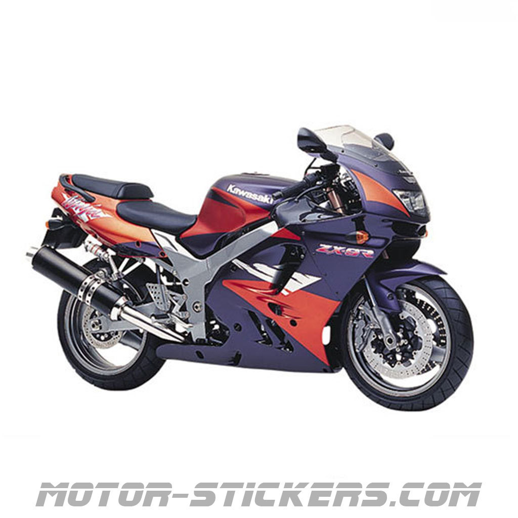 Kawasaki ZX-9R 1996 decals