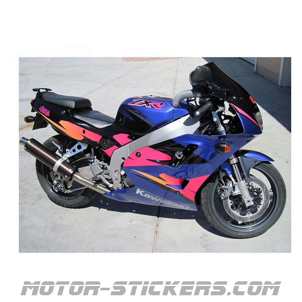 Kettensatz Kawasaki ZXR 400 1991-1999 - DID X-Ring Kette Verstärkt Mit Ritzel