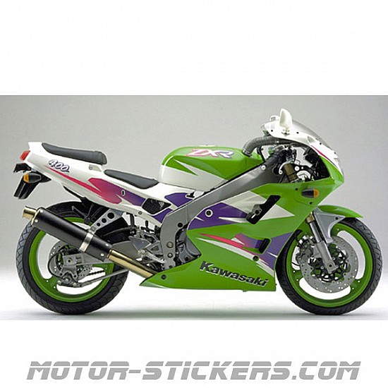 udvikling af mangel at opfinde Kawasaki ZXR 400 '01-2003 decals