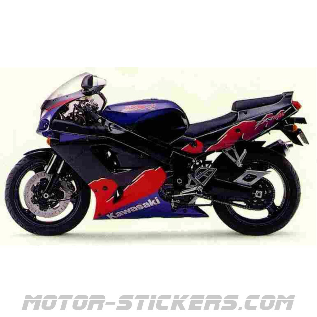Kawasaki ZXR 750 1993 decals