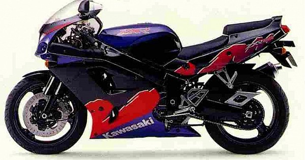 スーパーオータカ  おまけ付き❗️ 1993 Kawasaki ZXR 750 Multicolore Manual Left Hand Drive in