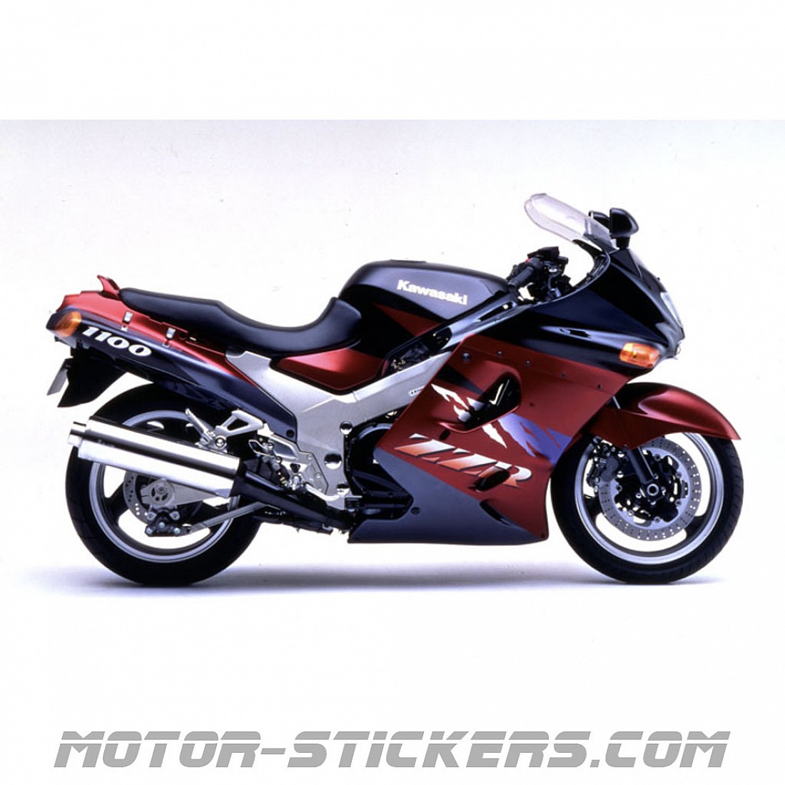 Kawasaki ZZR 1100 1994 decals
