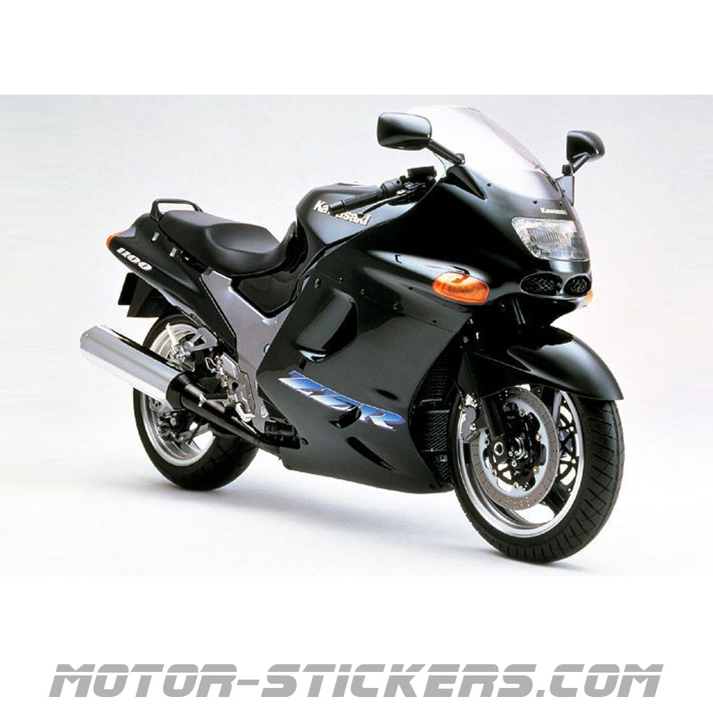 Kawasaki ZZR 1100 1996 decals