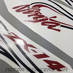 Kawasaki Ninja ZX-14 Special Edition 2007 decals