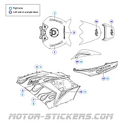 おっきーページ Kawasaki Ninja ZX-14 Special Edition 2007 decals