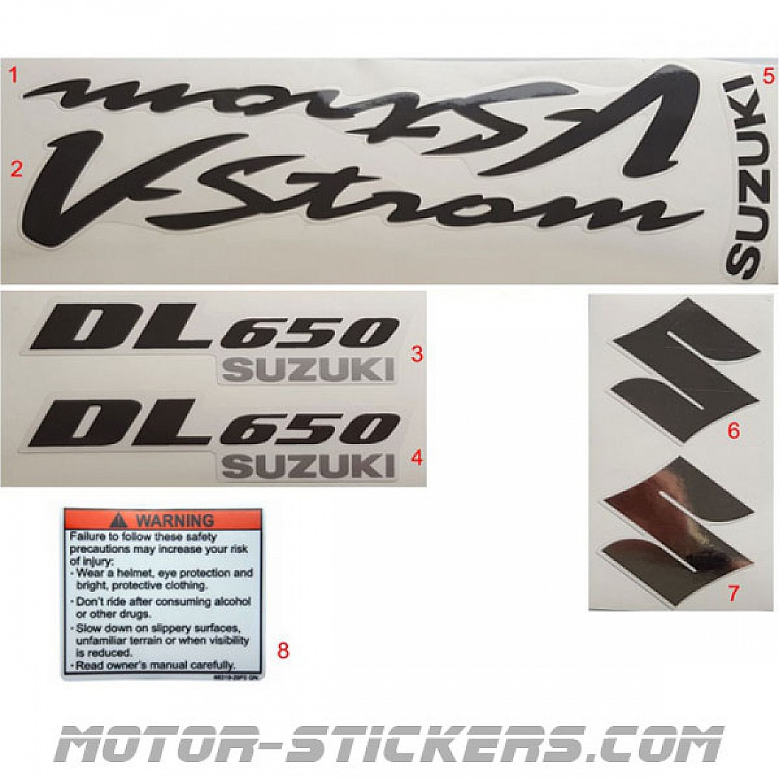 Front Brake Discs For Suzuki VSTROM DL650 2004-2006/DL1000 2002-2010 Disc Brake Motorcycle Accessories DL 650 1000 Gold 2003 2005 2007 2008 2009