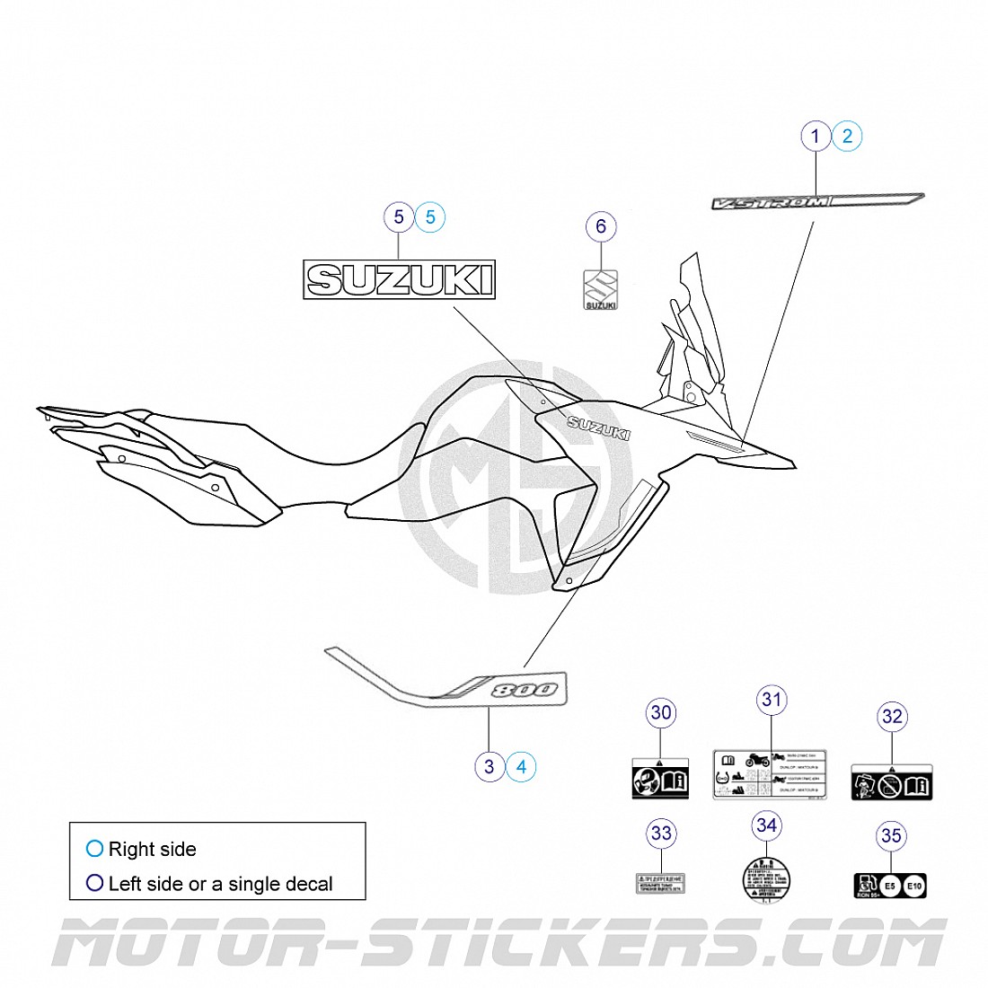 BRUUDT Windschildverstellung Für Suzuki DL650 V-Strom Ab 2017