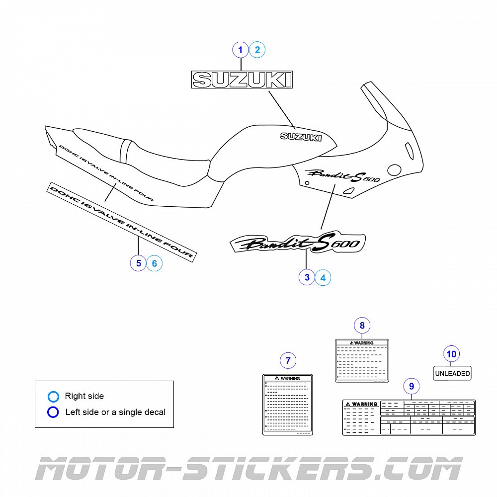 Arbol De Cables Suzuki GSF600 Bandit / GSF1200