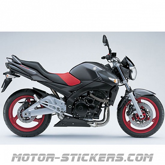 Aufkleber/Klebstoffe/stickers/ Aufkleber Suzuki Rot schwarz GSR 600 08 
