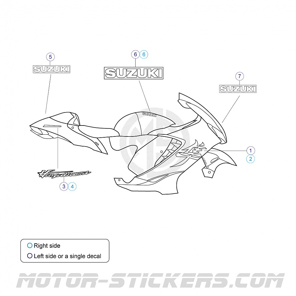 REGOLATORE DI TENSIONE 3 FASI 12 V SUZUKI GSX-R 600/750/1000 1300