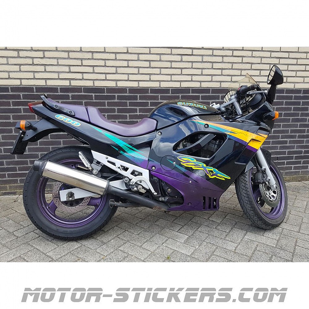 Timotox Windschild Für Suzuki GSX600F/GSX750F (1988-1997) – Leicht Getönt, Mit ABE, Aus Polycarbonat