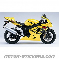 Suzuki GSX R 600 2004 decals