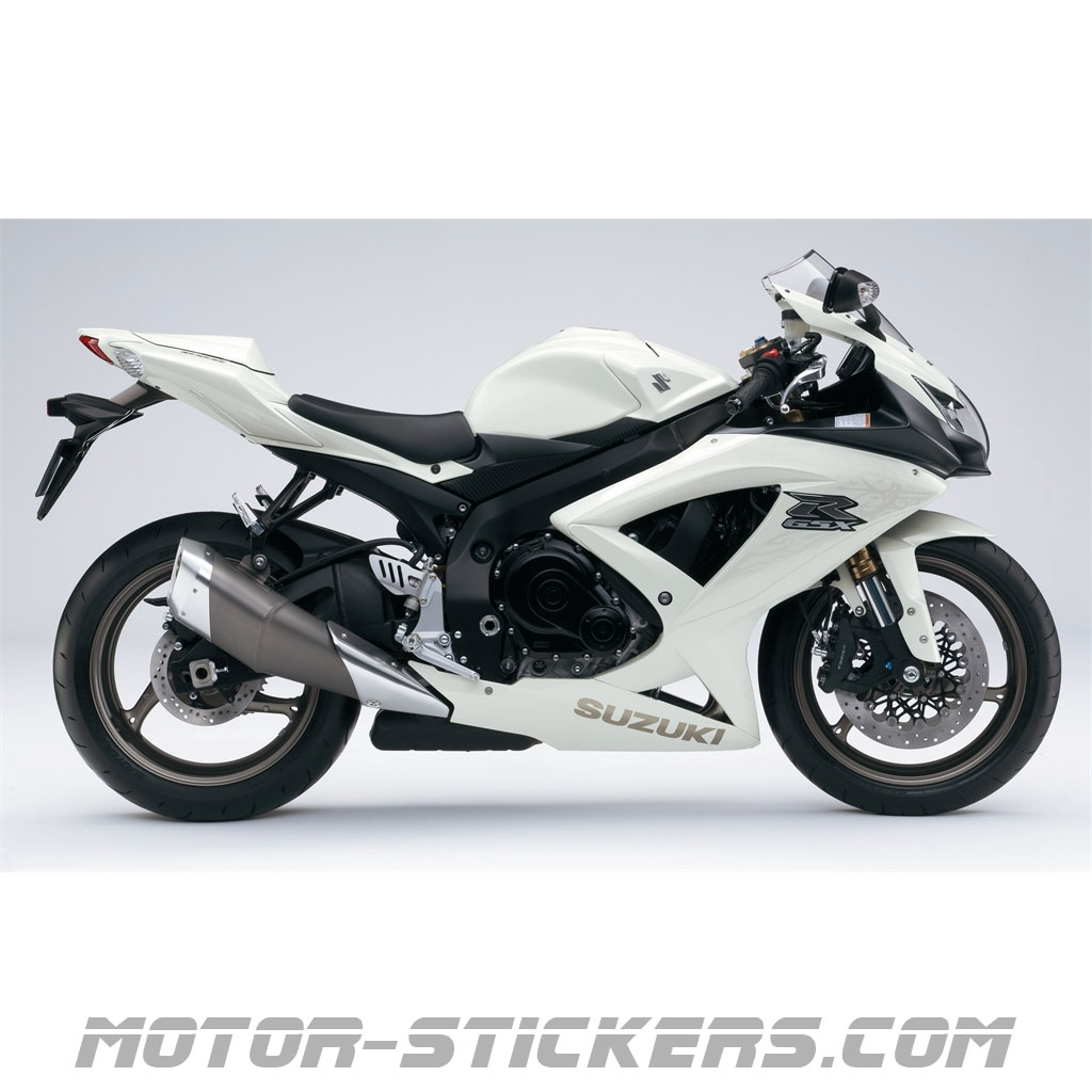 Suzuki GSX R 600 2009 decals