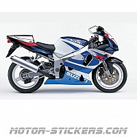 Sticker Set 3D protection GSX-R Compatible Motorcycle Suzuki GSXR 750-1000 2000-2002 