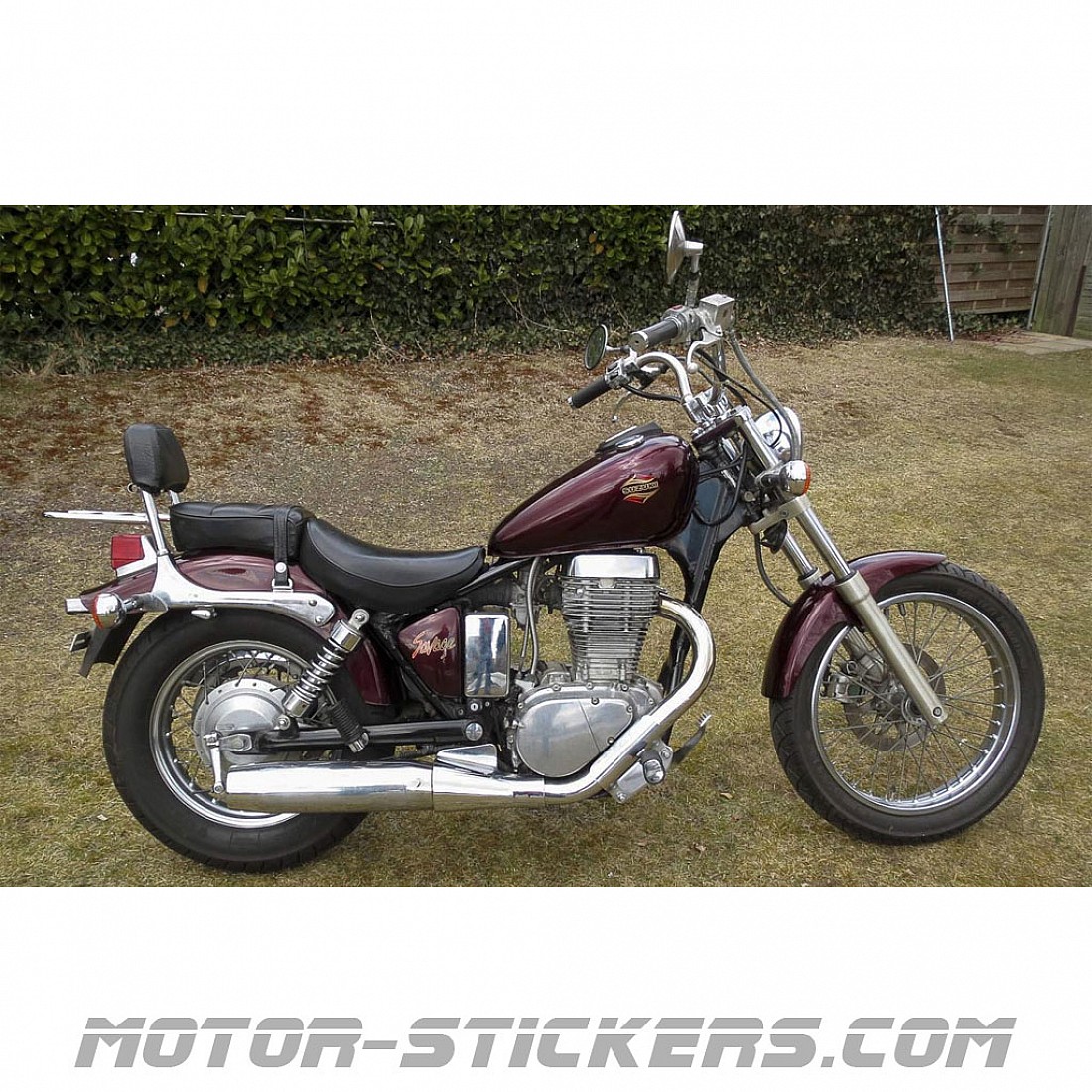 Pot D'échappement Cafe Racer Turn Out Pour Suzuki LS 650 Savage - Chrome, Neuf