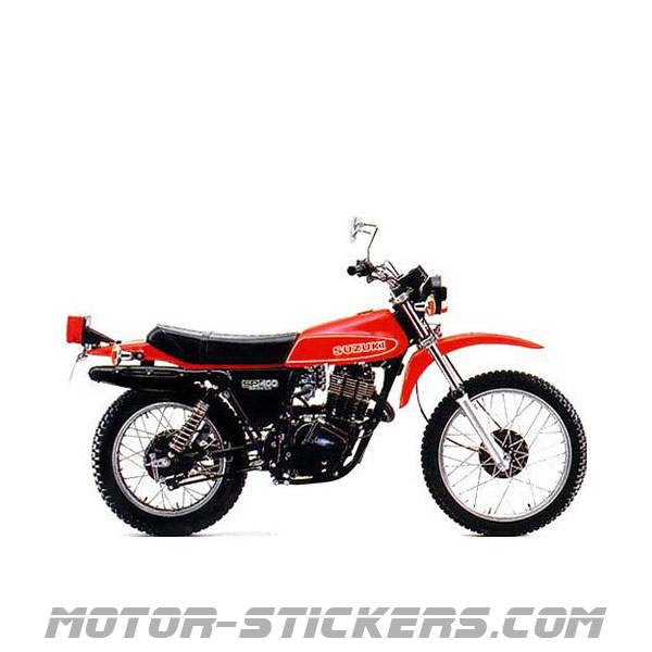 Suzuki SP 400 1980 decals