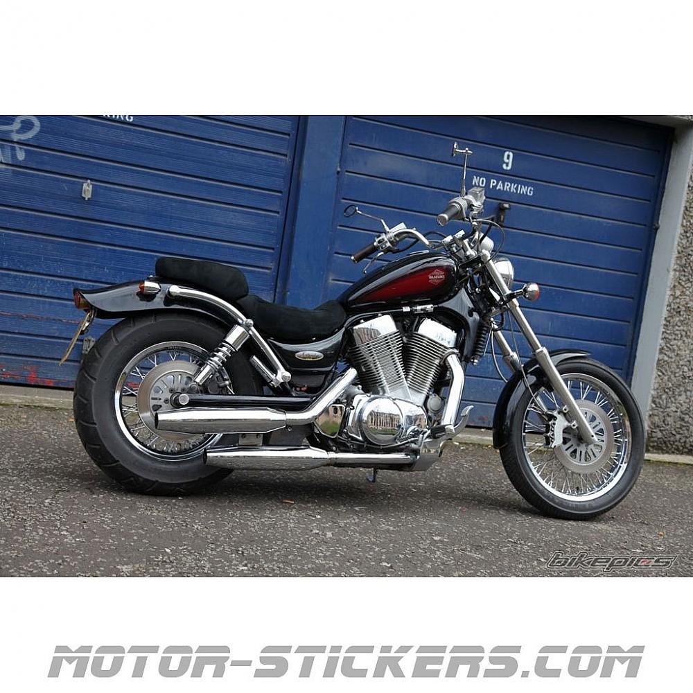 Kit Tubo Frizione Accossato Per Suzuki VS1400 Intruder 1987-1999 - Layout C - PTFE Con Maglia Inox - Raccordi Inox