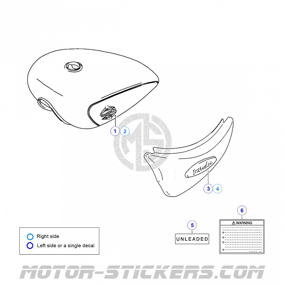 Kit De Réparation Pour Maître Cylindre De Frein Avant Suzuki VS800 Intruder 1992-98 - Réf. MSB-304 - Neuf