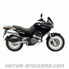 Cover Siège Moto Eco-cuir Housse De Selle Suzuki XF 650 Freewind 1998-2004 - Eco-Cuir Noir/Gris - Imperméable Accessoire Xf 650 1998-2004