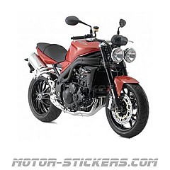 For TRIUMPH SPEED TRIPLE 1998-1999 full decals stickers graphics set kit