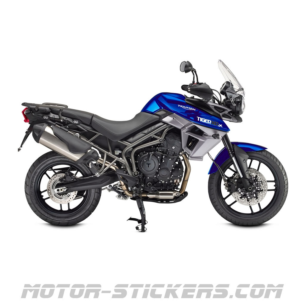 Triumph Tiger 800XRx 2017 decals