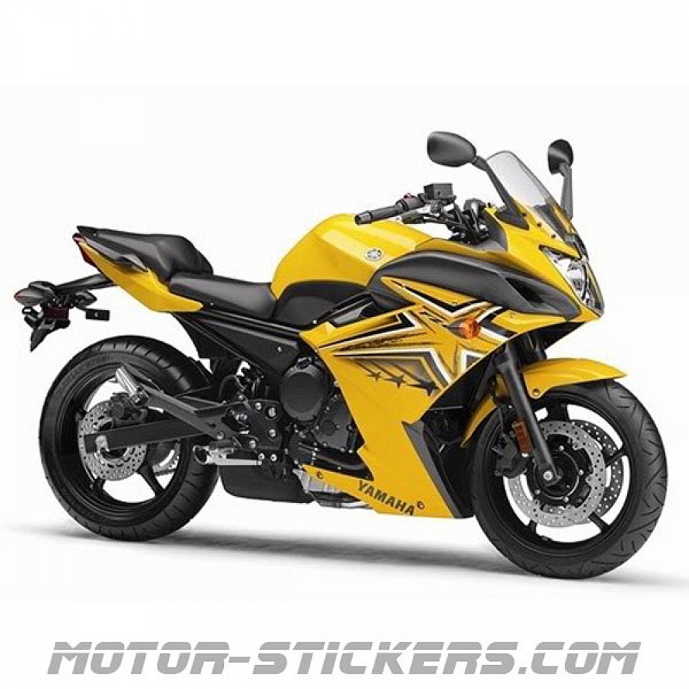Yamaha FZ6R 2009 decals
