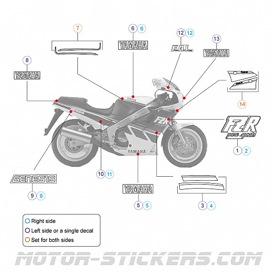 Yamaha FZR 1000 1988 Yamaha FZR 1000 1988
