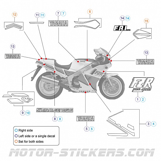 Yamaha FZR 1000 1988 Yamaha FZR 1000 1988