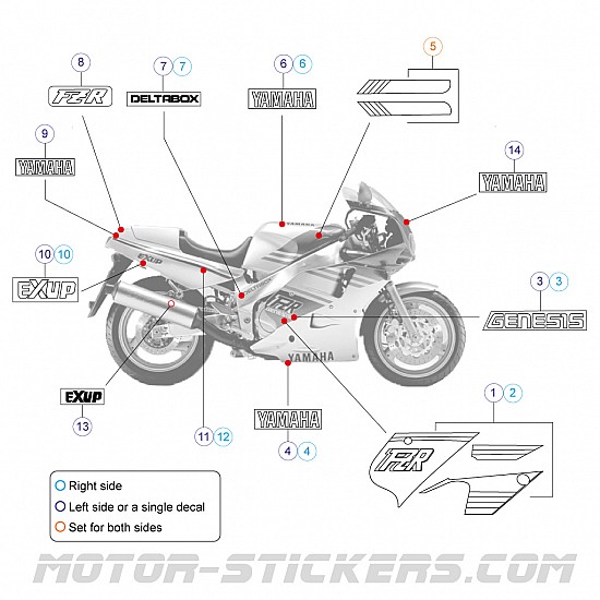Yamaha FZR 1000 1989 Yamaha FZR 1000 1989