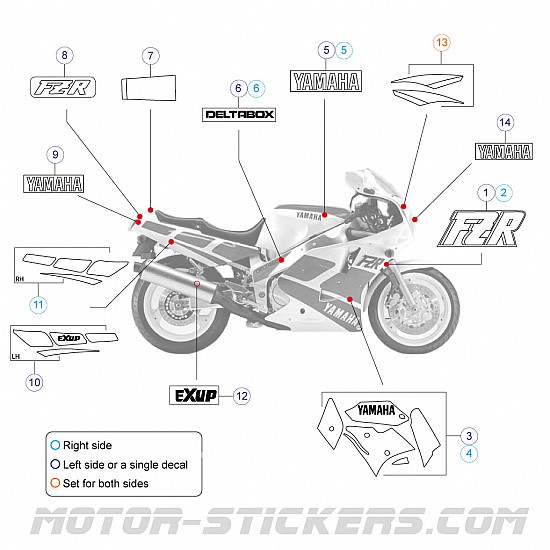 Yamaha FZR 1000 1989 Yamaha FZR 1000 1989
