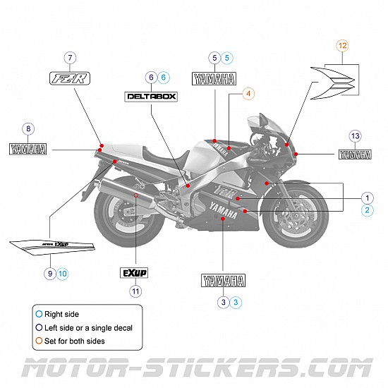 Yamaha FZR 1000 1990 Yamaha FZR 1000 1990