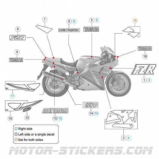 Yamaha FZR 1000 1990 Yamaha FZR 1000 1990