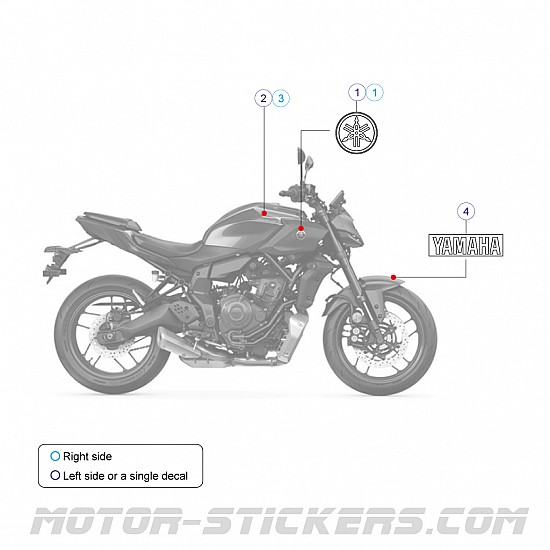 Yamaha MT-07 2025