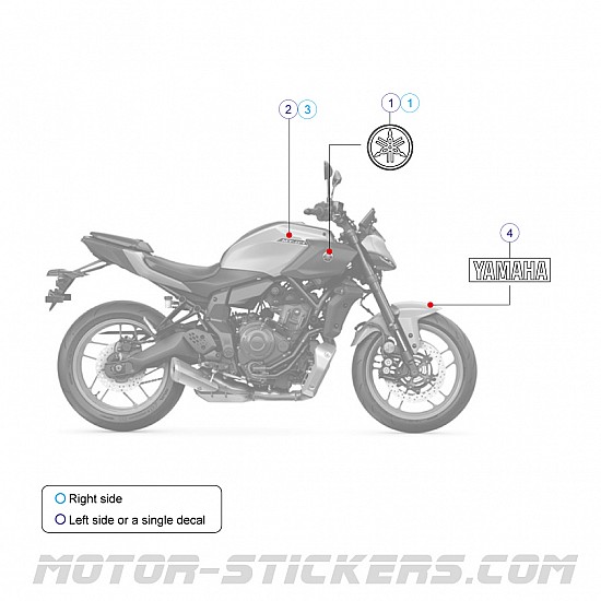 Yamaha MT-07 2025