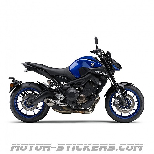 yamaha mt 09 2020 blue