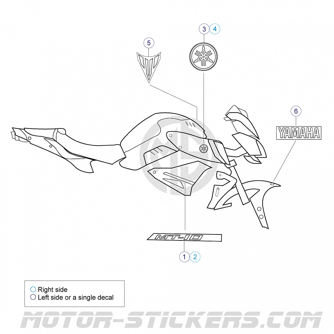 Yamaha MT 10 2019 Decals 2017-yamaha-mt-10-updated-with-quickshifter-mt-10-sp-gets-yzf-r1m-tech