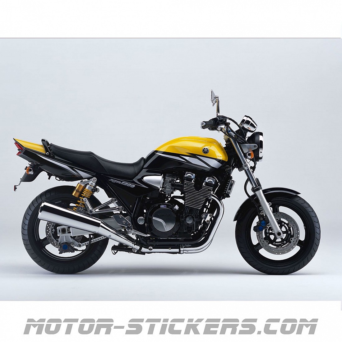 YAMAHA XJR 1300 Zwei Farben Felgenstreifen Klebeband Aufkleber Motorrad Kit