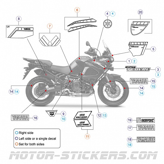 Yamaha XT 1200 Z Super Tenere World Crosser 2017