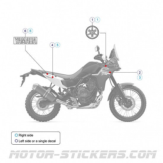 Yamaha XTZ 690 Tenere 700 2025 Yamaha XTZ 690 Tenere 700 2025