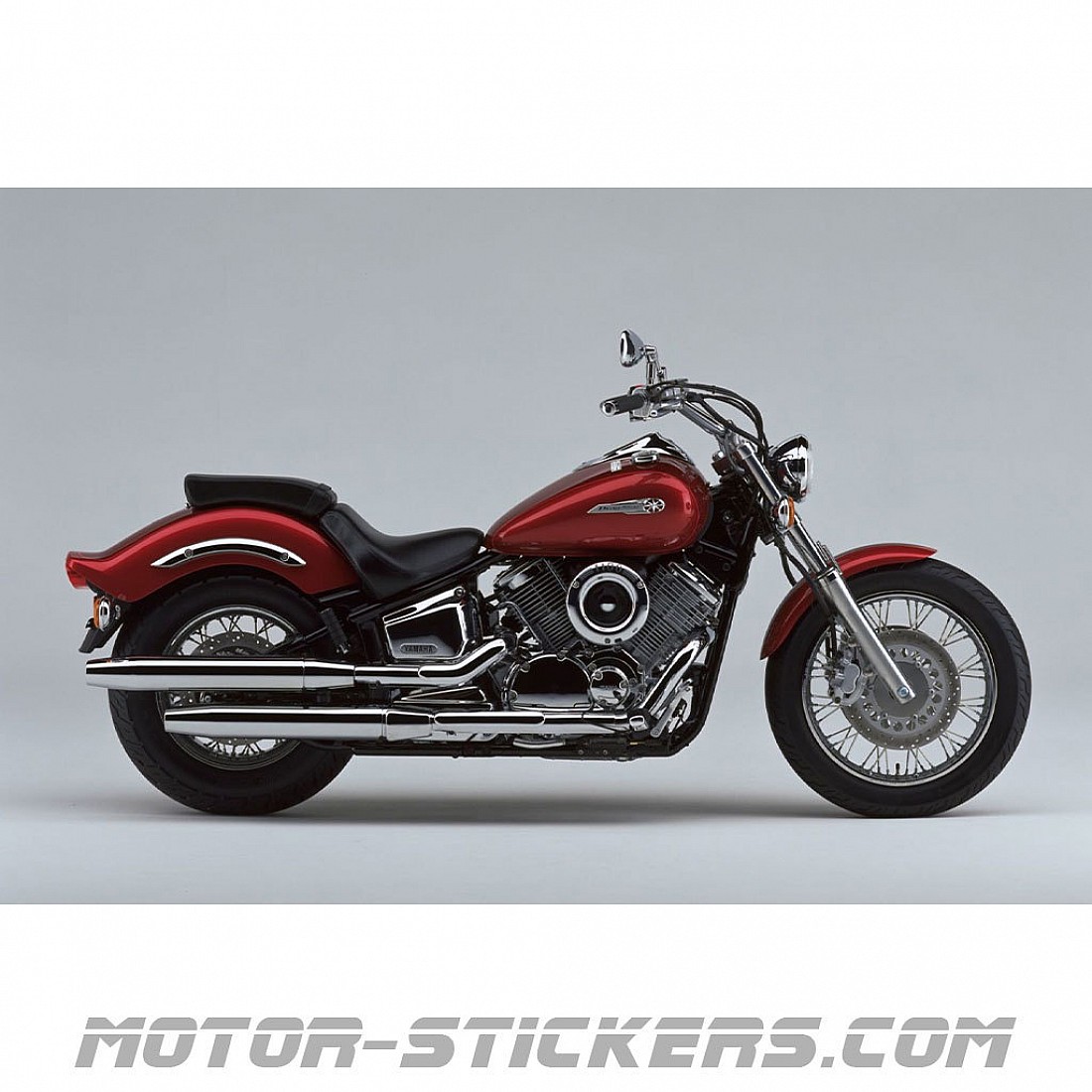Afam Kit Catena E Corone In Acciaio Per Yamaha XVS 125 Dragstar (2000-2005)
