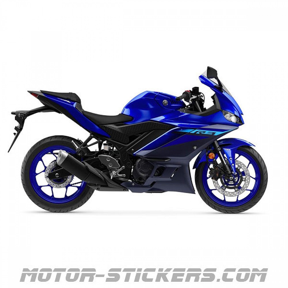 Yamaha YZF R3 2024 decals