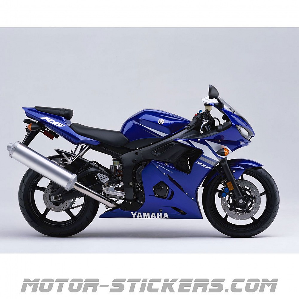 Yamaha YZF R6 2003 decals