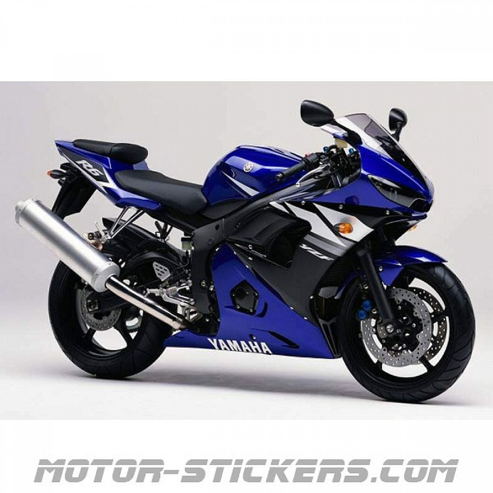 Yamaha YZF R6 2003 decals