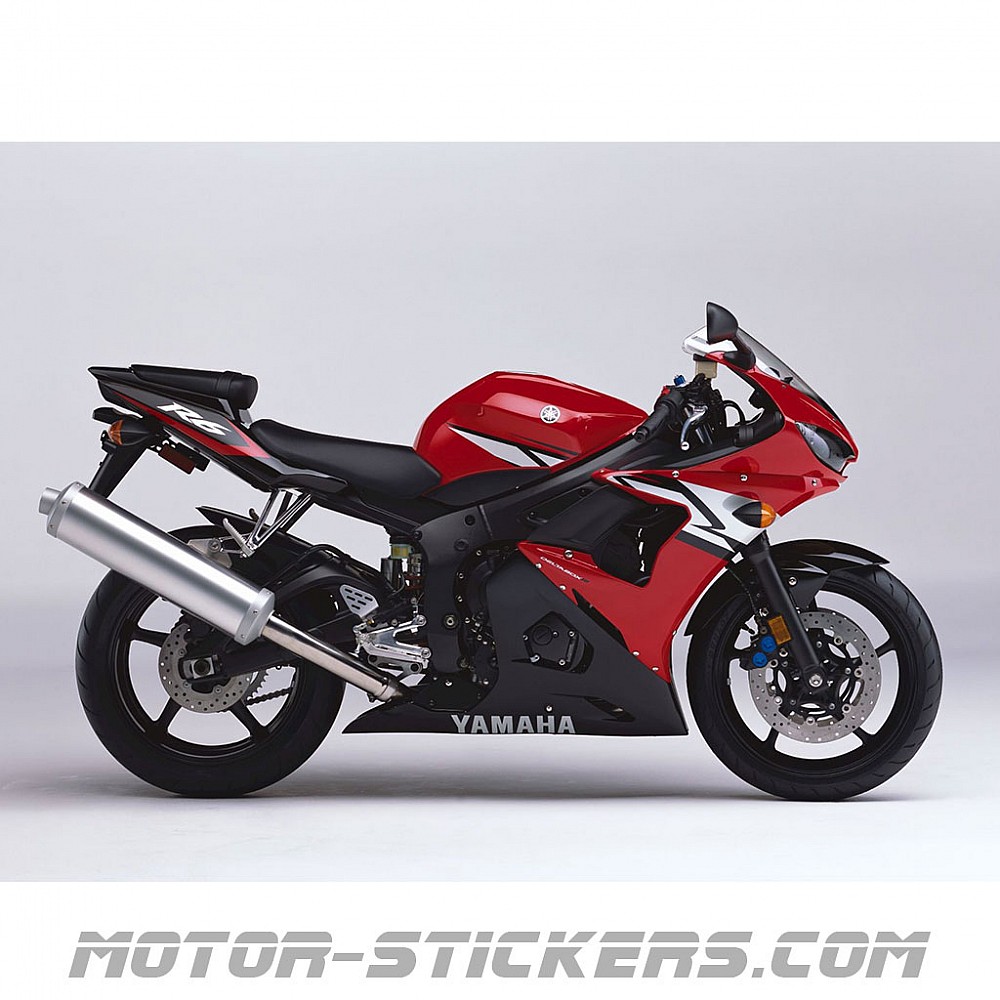 Yamaha YZF R6 2004 decals
