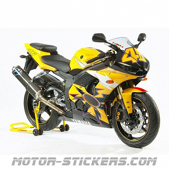 Superficial make worse Confront Yamaha YZF R6 2005 decals