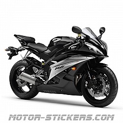 Yamaha YZF R6 2007 decals