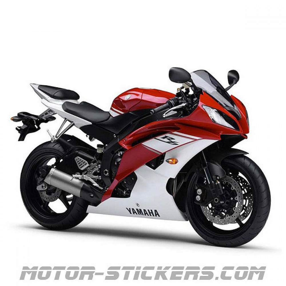 Yamaha YZF R6 2009 decals