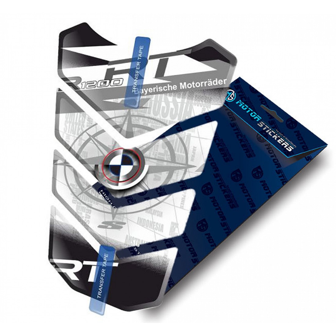 Tankpad Aus Kunstharz Für BMW R1200 RS V2 - 3D Effekt Kratzschutz