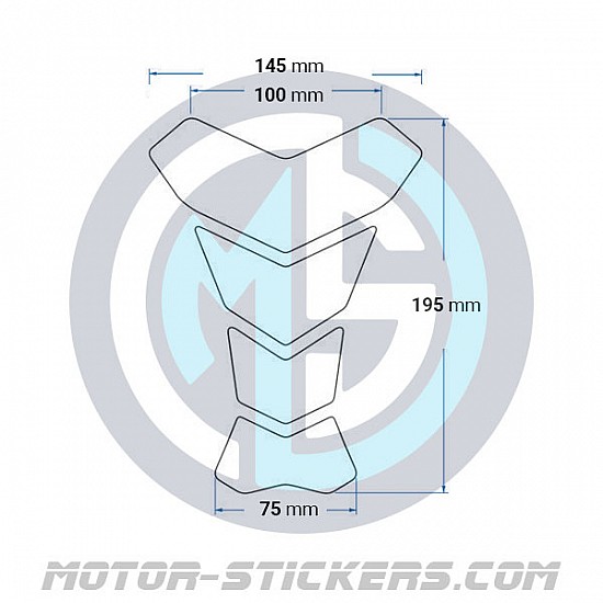 Tankpad Suzuki V-STROM Carbon