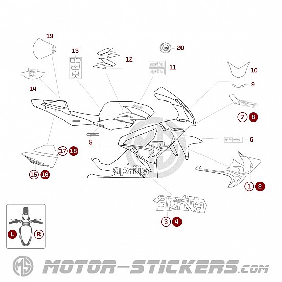 Aprilia RSV 1000R Mille 2008